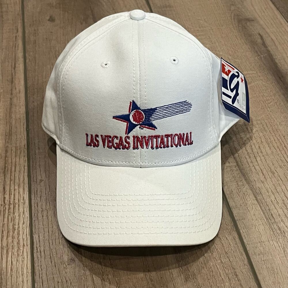 NWT Las Vegas International Golf Tournament by The Game Adjustable White Hat